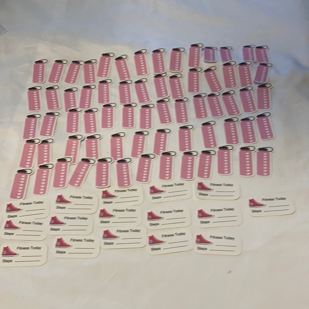 Fitness today steps stickers 83 pc